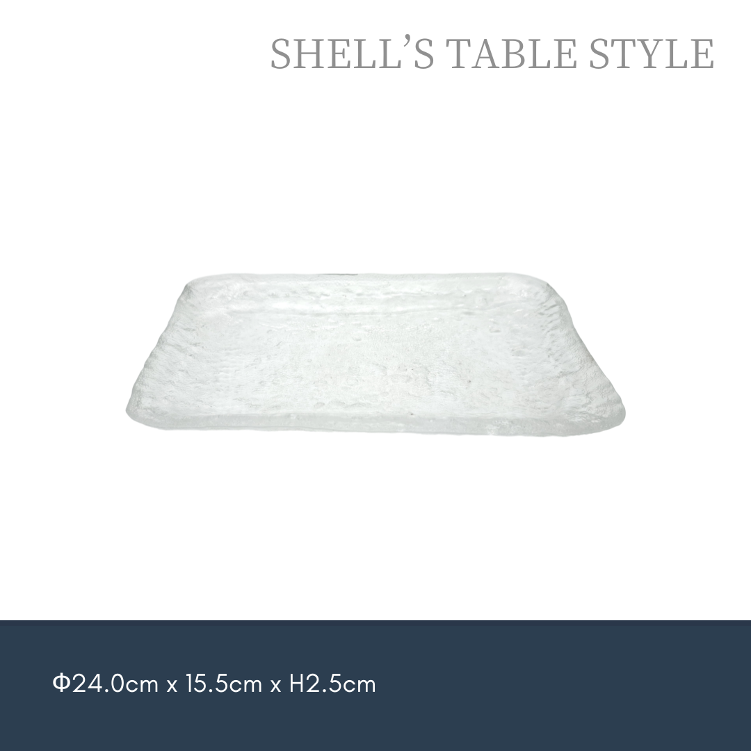 Đĩa hình chữ nhật 24cm